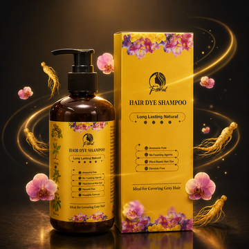 Floral Hair Color Shampoo 200ml – Long Lasting Herbal Hair Dye